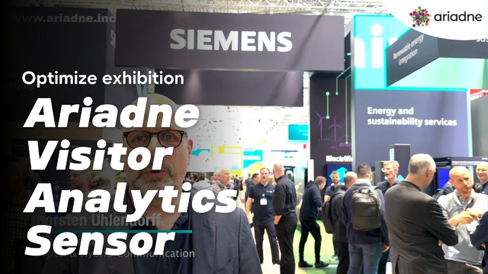 Ariadne Provides Visitor Analytics for Siemens at Smarter Europe 2025