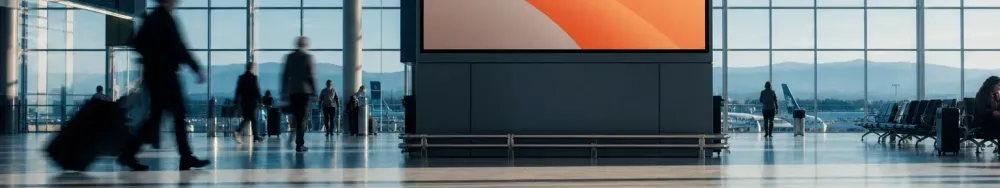Airport advertising attribution: tying DOOH spend to terminal footfall, dwell, and concession visits